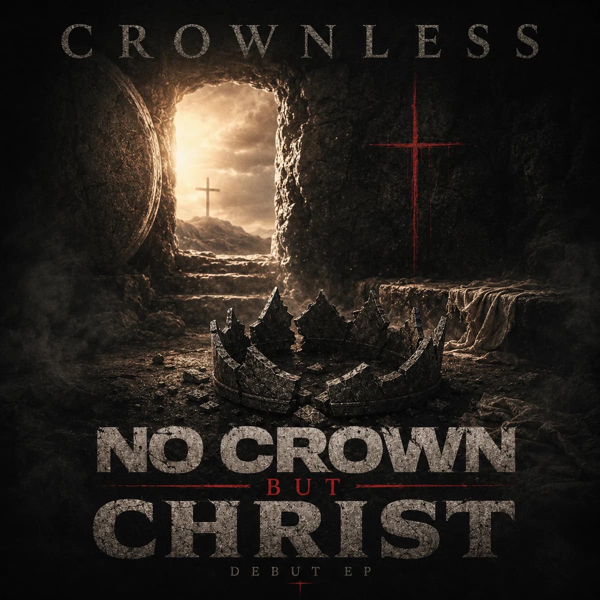 No Crown But Christ front cover artwork